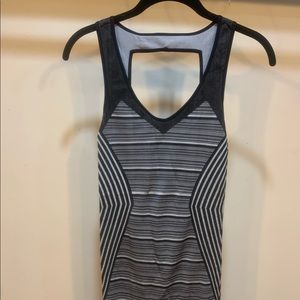 Gray Bebe bodycon dress, size small